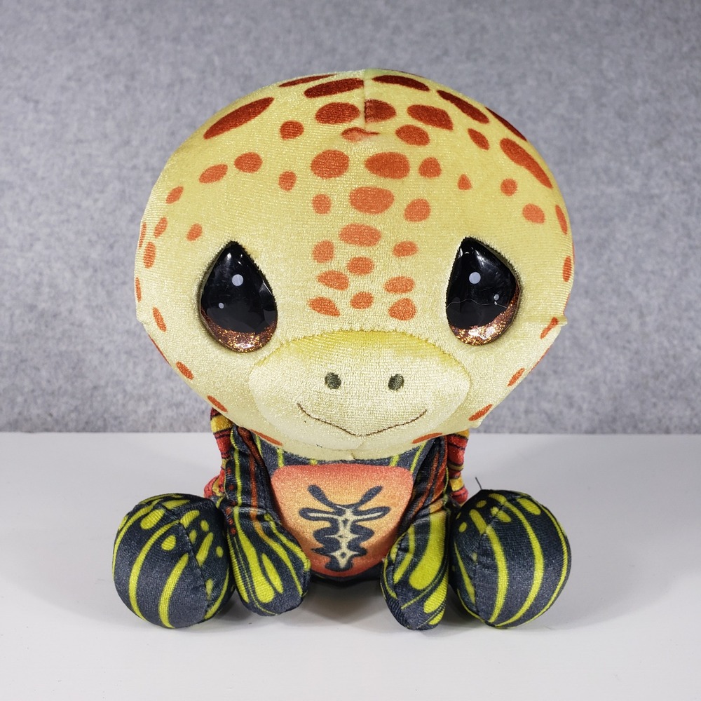 Precious Moments Turtle Plush 8" Yellow Orange Cutie Pet-tudies Kidcore Toy EUC